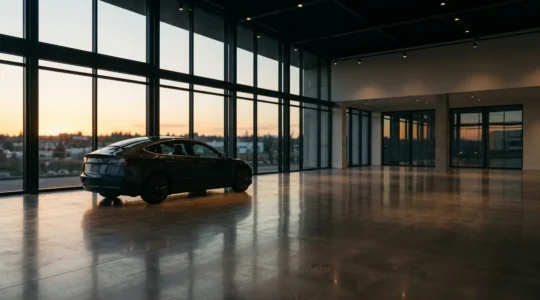 Négociation d'achat de voiture neuve en concession automobile