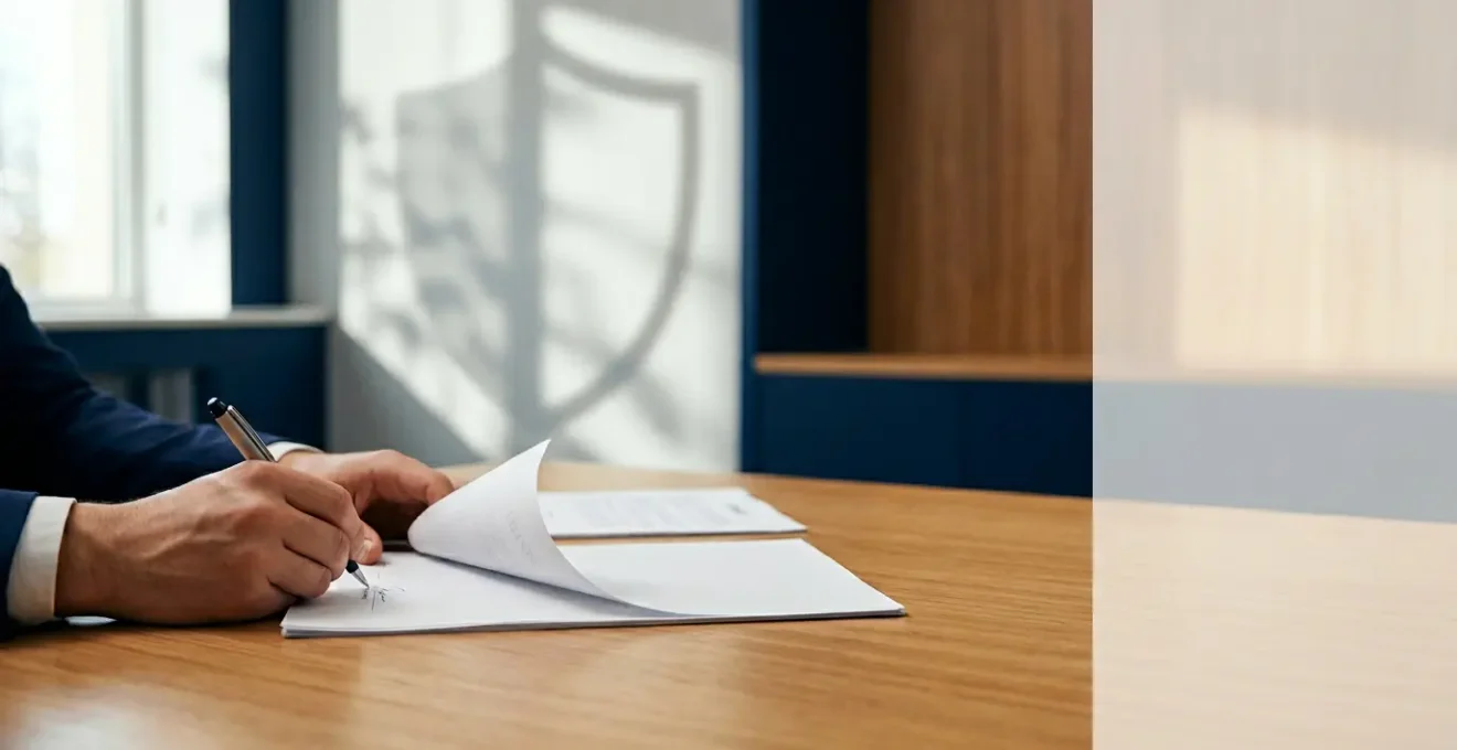 Signature de contrat d'achat automobile avec protection financière