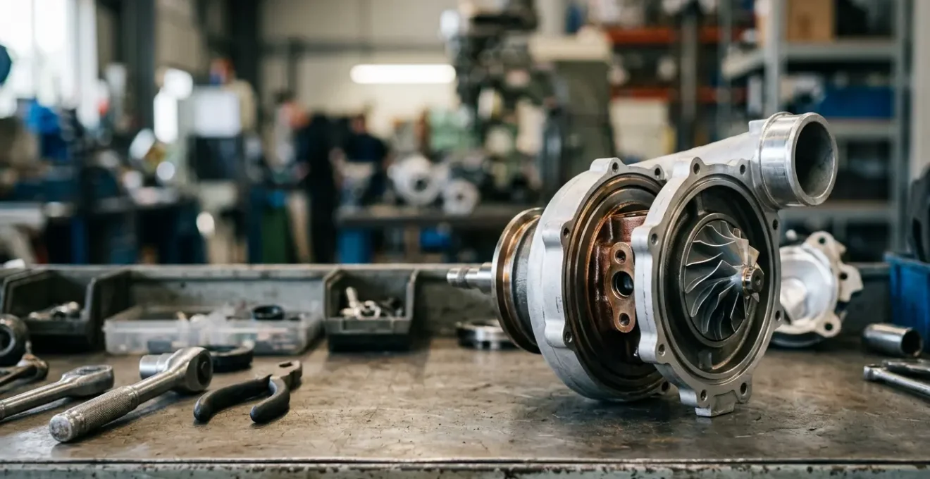 Pièce automobile en échange standard illustrant l'économie circulaire et la réparation durable