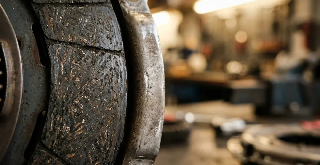 Diagnostic d'embrayage automobile sur une zone sécurisée avant un trajet sur autoroute