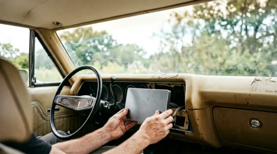 Installation d'un système multimédia moderne dans une voiture ancienne