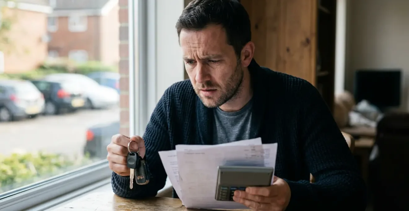 Conducteur face à un dilemme financier concernant l'assurance automobile