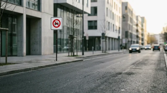 Contrôle de circulation en zone à faibles émissions avec signalisation ZFE